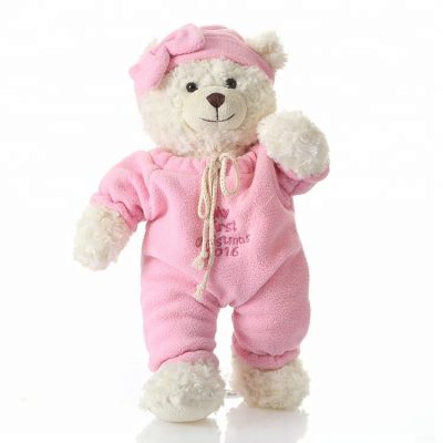 40cm Teddy Bear Doll With Different Clothes (1)