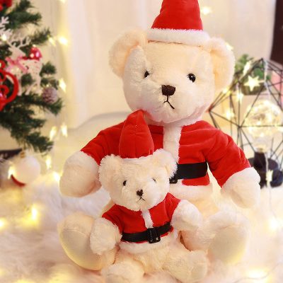 Christmas Stuffed Teddy Bear With Clothes (1)