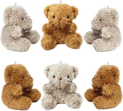 Custom Mini Cute Teddy Bear Mini Stuffed Animals (6)