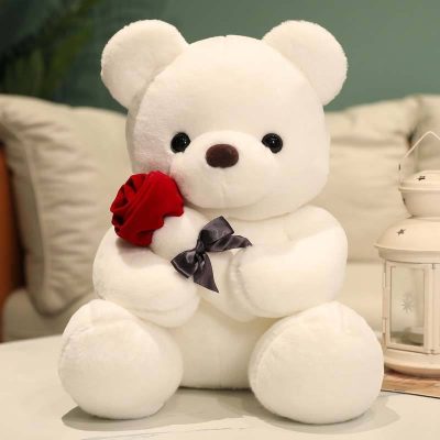 Cute Animal Toys Rose Teddy Bear (4)