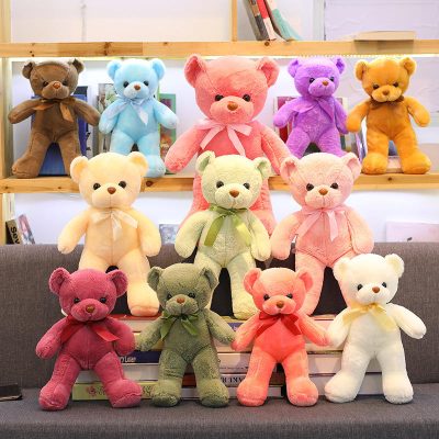 Cute Colorful Teddy Bear Stuffed Animal Toys (1)