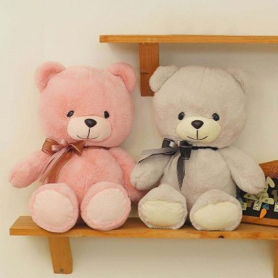 Kawaii Plushie Big Pink Teddy Bear (4)