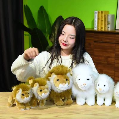 Perfect For Child Realistic Lion Stuffed Toys (1)