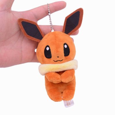 Pokemon Pendant Eevee Soft Plush Toy Doll (7)