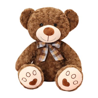 Soft Toy Plush Custom Brown Embroidery Teddy Bear (2)