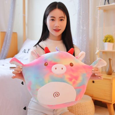 Squishmallow Toys Rainbow Unicorn Stuffed Animals (4)
