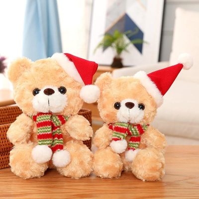 Wholesale Custom 23cm Cute Christmas Teddy Bears (1)