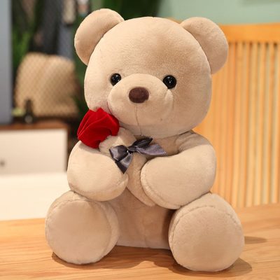 Wholesale Cute Rose Teddy Bear Best Valentines Day (4)
